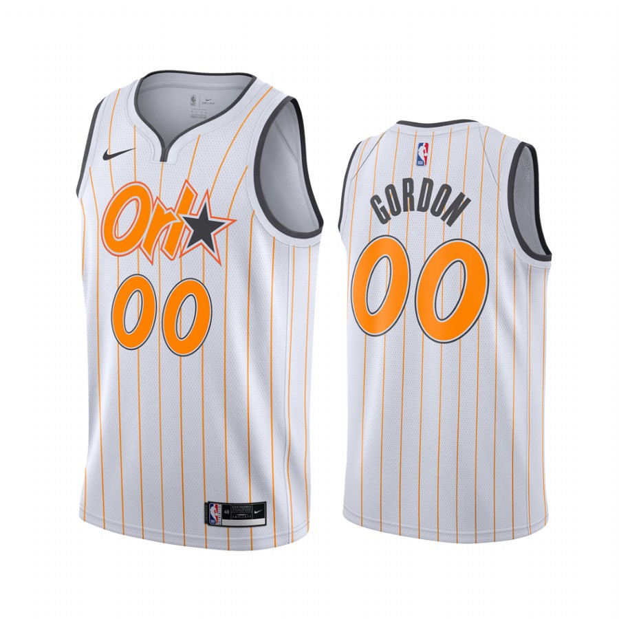 Magic #00 Aaron Gordon White Swingman 2020-21 City Edition Jersey - Zenithce