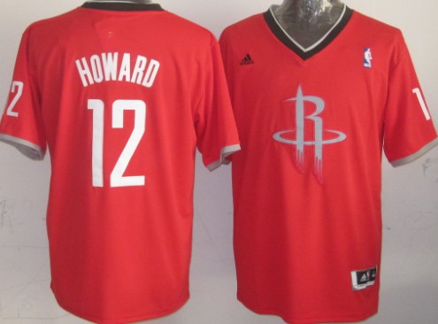 Houston Rockets #12 Dwight Howard Revolution 30 Swingman 2013 Christmas Day Red Jersey - Zenithce