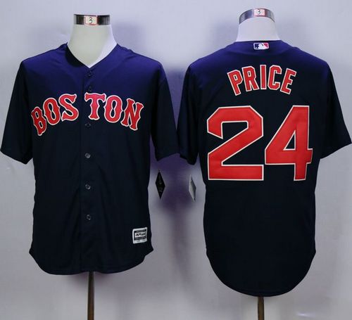 Red Sox #24 David Price Navy Blue New Cool Base Stitched Jersey - Zenithce