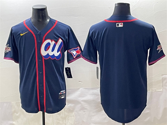 American League Toronto Blue Jays Blank Navy 2025 All-Star Edition Limited Stitched Jersey - Zenithce