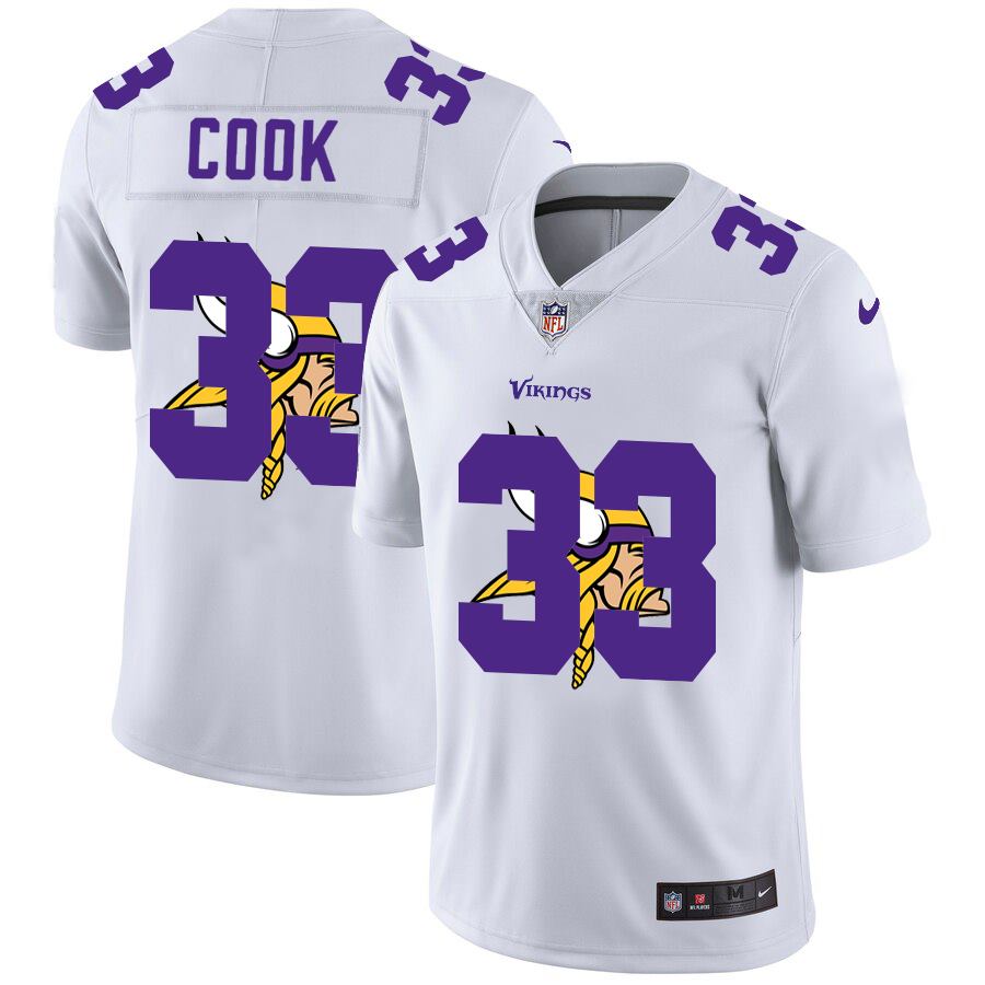 Minnesota Vikings #33 Dalvin Cook White Stitched Jersey - Zenithce