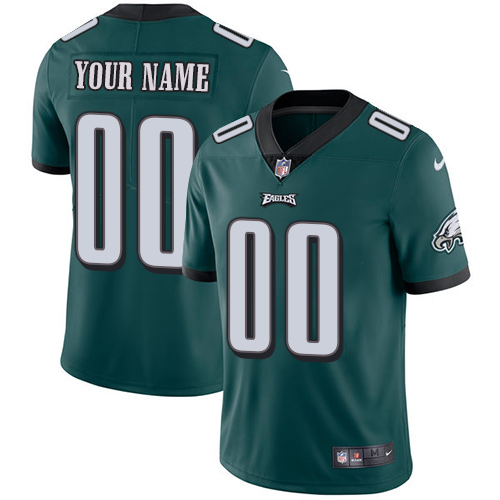 Philadelphia Eagles Customized Midnight Green Team ColorVapor Untouchable Limited Stitched NFL Jersey - Zenithce