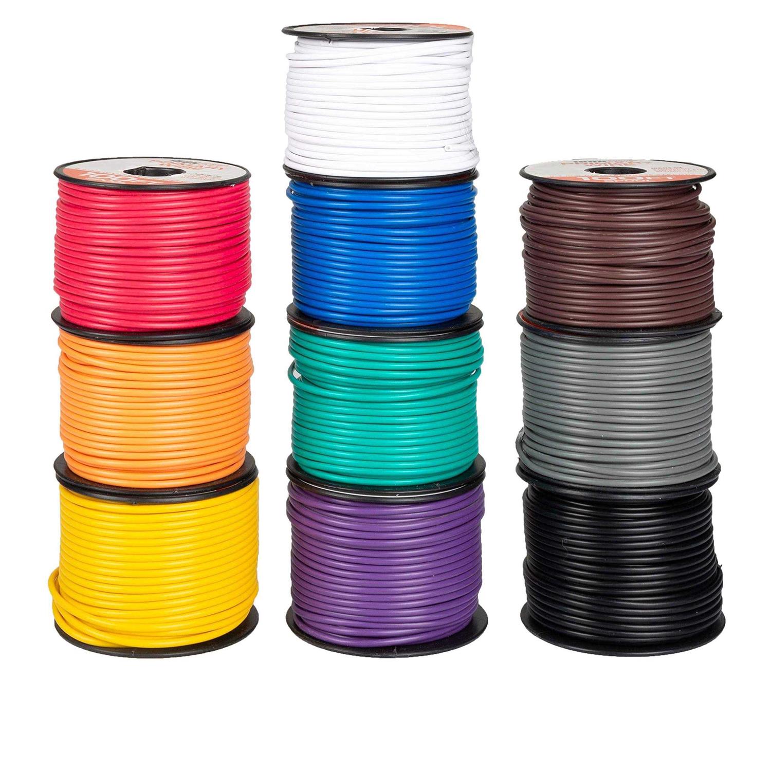 Iron Forge Cable Gauge Primary Wire Roll Assortment Pack - Zenithce