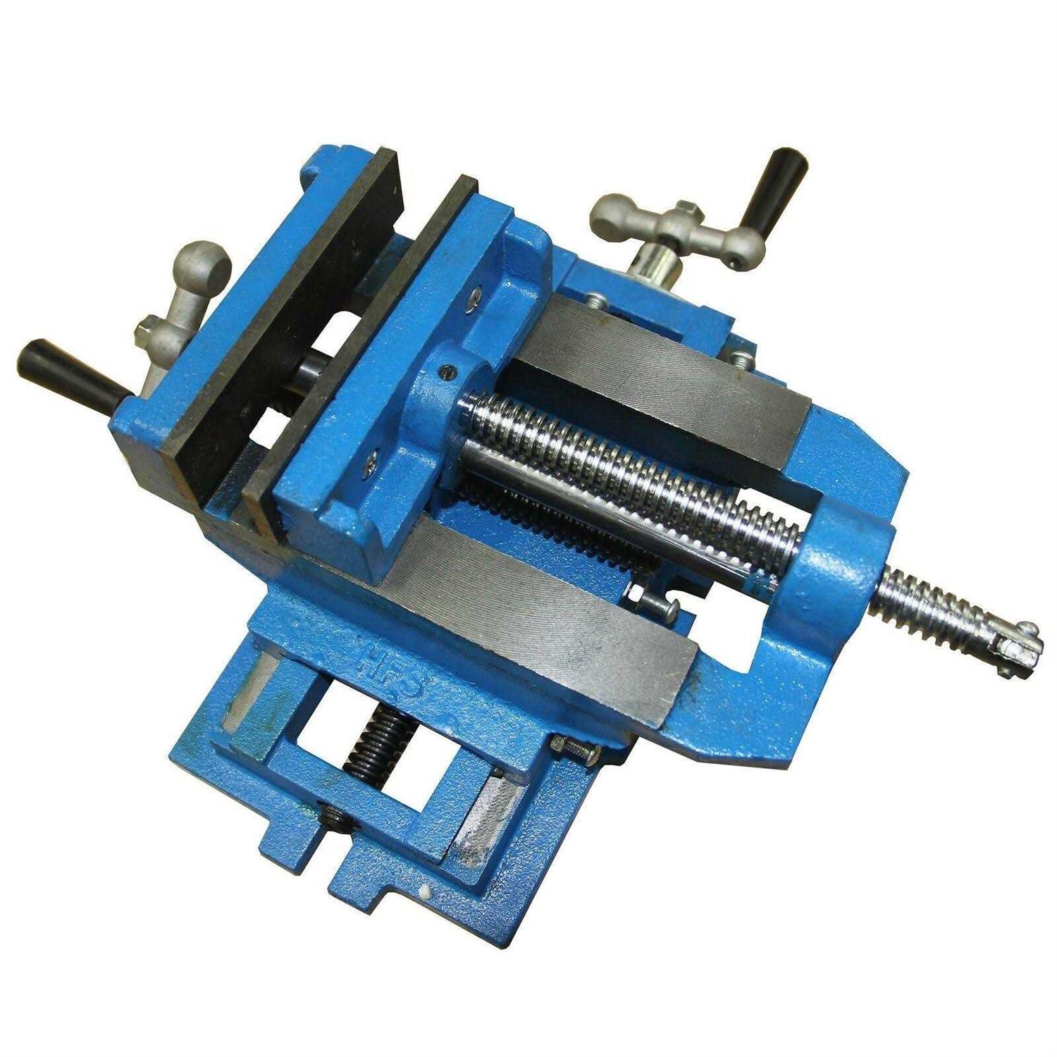 HFS Cross Slide Vise Drill Press Metal Milling 2 Way X-Y Heavy Duty Clamp Machine - Zenithce
