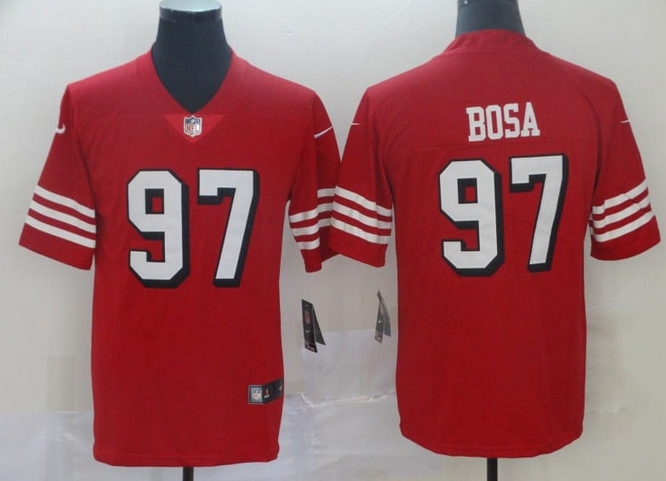 San Francisco 49ers Customized Red Stitched Jersey - Zenithce