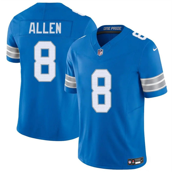 Detroit Lions #8 Kyle Allen Blue 2025 F.U.S.E. Vapor Limited Football Stitched Jersey - Zenithce