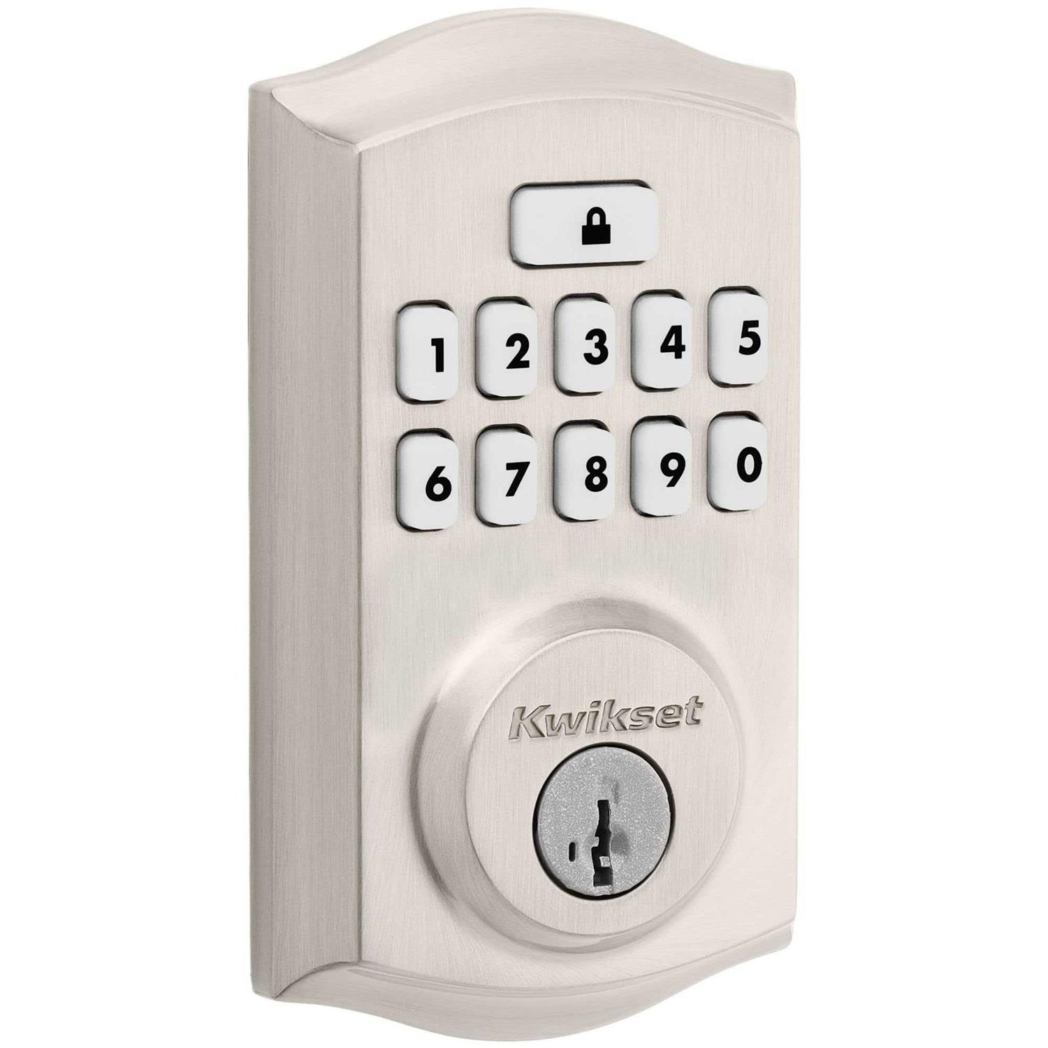 Kwikset Signature Series Traditional SmartCode Brass Electronic Deadbolt - Zenithce