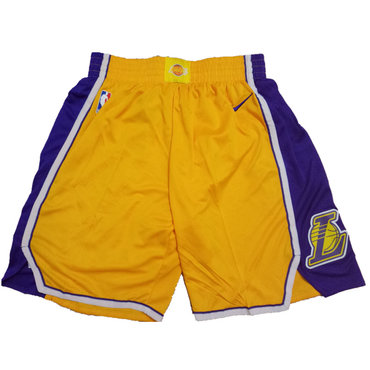 Los Angeles Lakers Yellow Shorts - Zenithce
