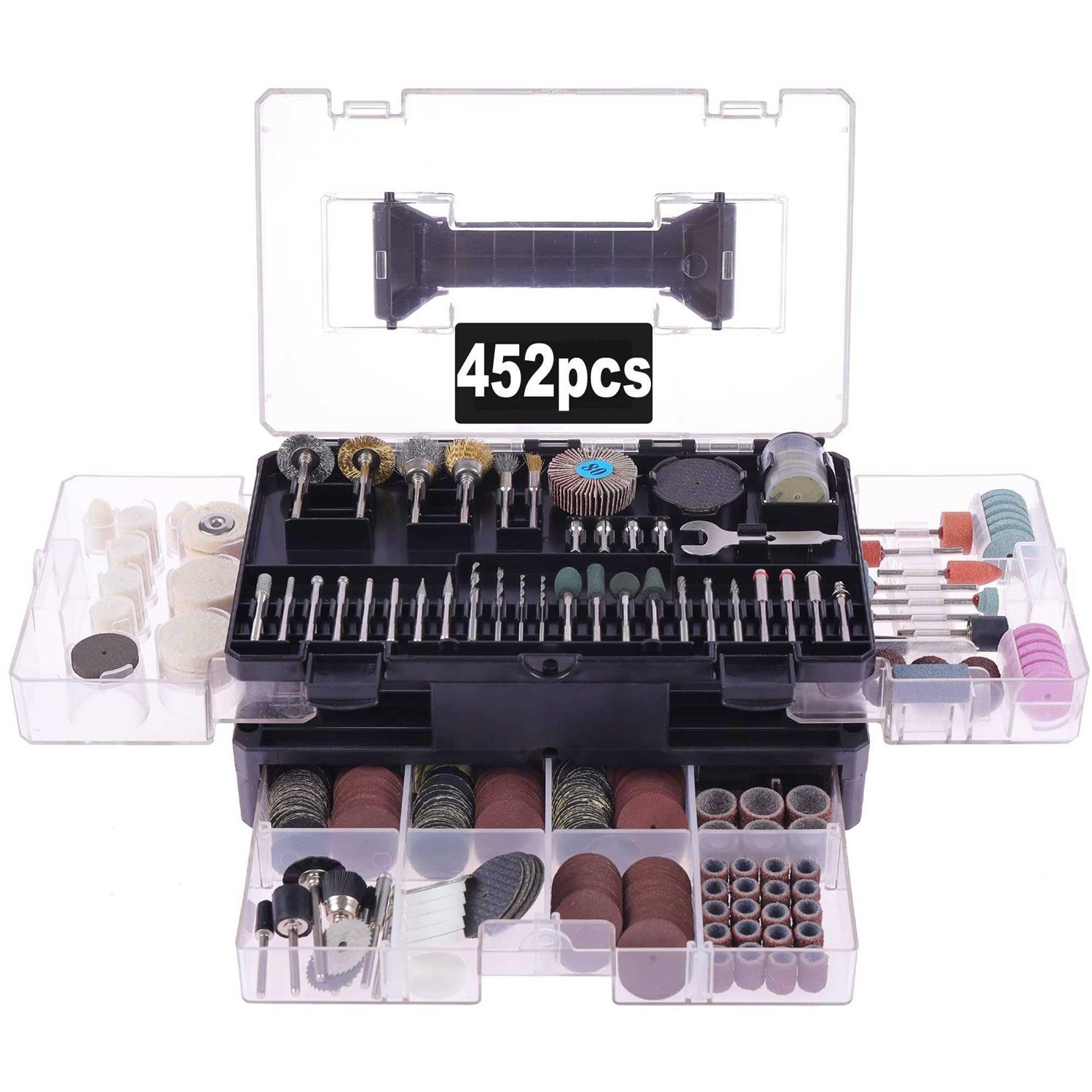 Rotary Tool Accessories Kit Longmate 427pcs Multiuse Tool Accessories - Zenithce