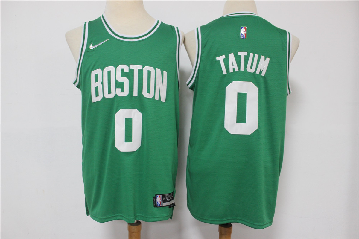 Boston Celtics #0 Jayson Tatum Green 75th Anniversary Diamond 2021 Stitched Jersey - Zenithce