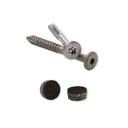 Starborn Industries Cap-Tor xd Screws for PVC & Composite Decking - Zenithce