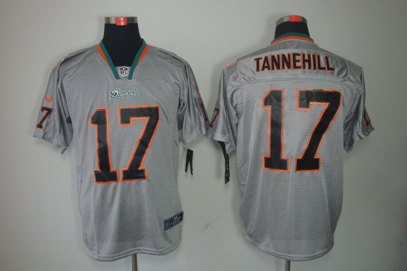Miami Dolphins #17 Ryan Tannehill Gray Limited Stitched Jersey - Zenithce