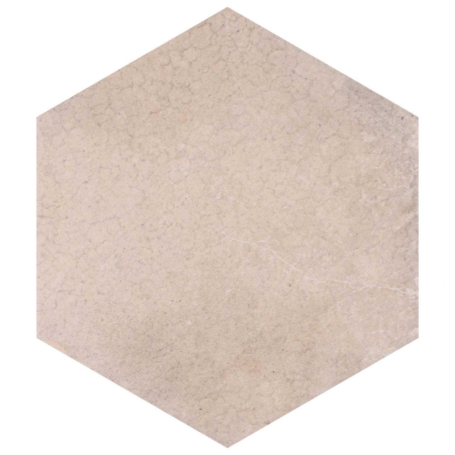 Merola Tile Heritage Hex 7 x 8 Porcelain Floor and Wall Tile - Zenithce