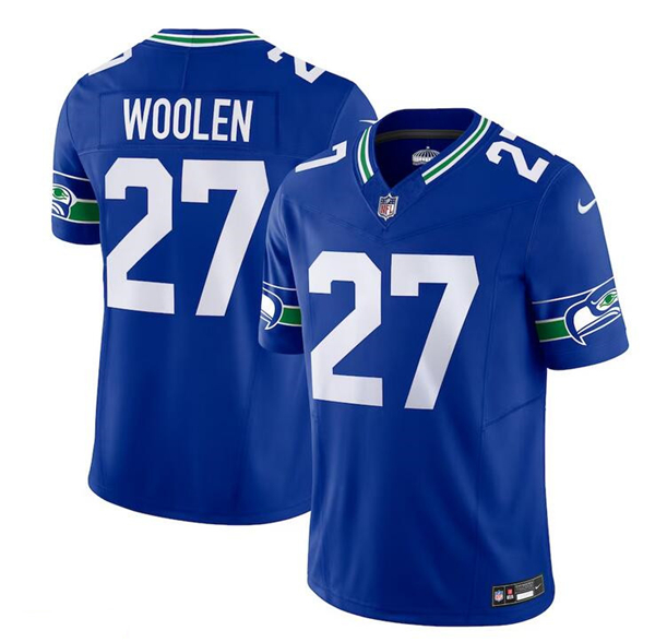 Seattle Seahawks #27 Tariq Woolen Royal 2023 F.U.S.E. Vapor Untouchable Limited Stitched Jersey - Zenithce