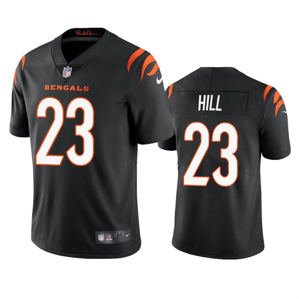 Cincinnati Bengals #23 Daxton Hill Black Vapor Untouchable Limited Stitched Jersey - Zenithce