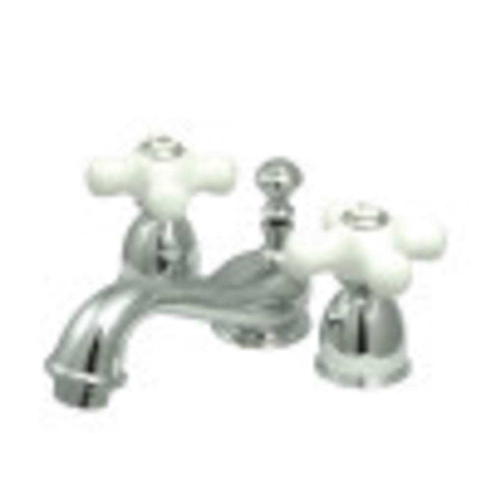 Kingston Brass KS3951PL Restoration Mini-Widespread Bathroom Faucet - Zenithce
