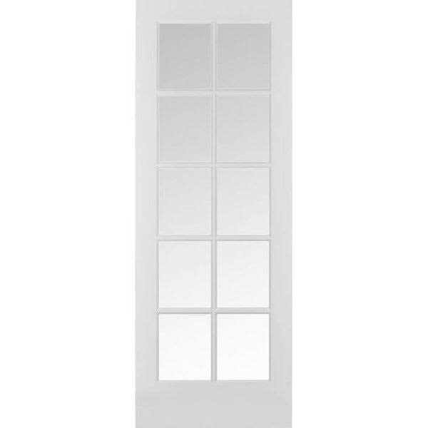 Trimlite 36 by 80 1 Clear Glass Lite Reversible Handed Ovolo Edge Interior French Door Slab 3068pri1501CLET - Zenithce