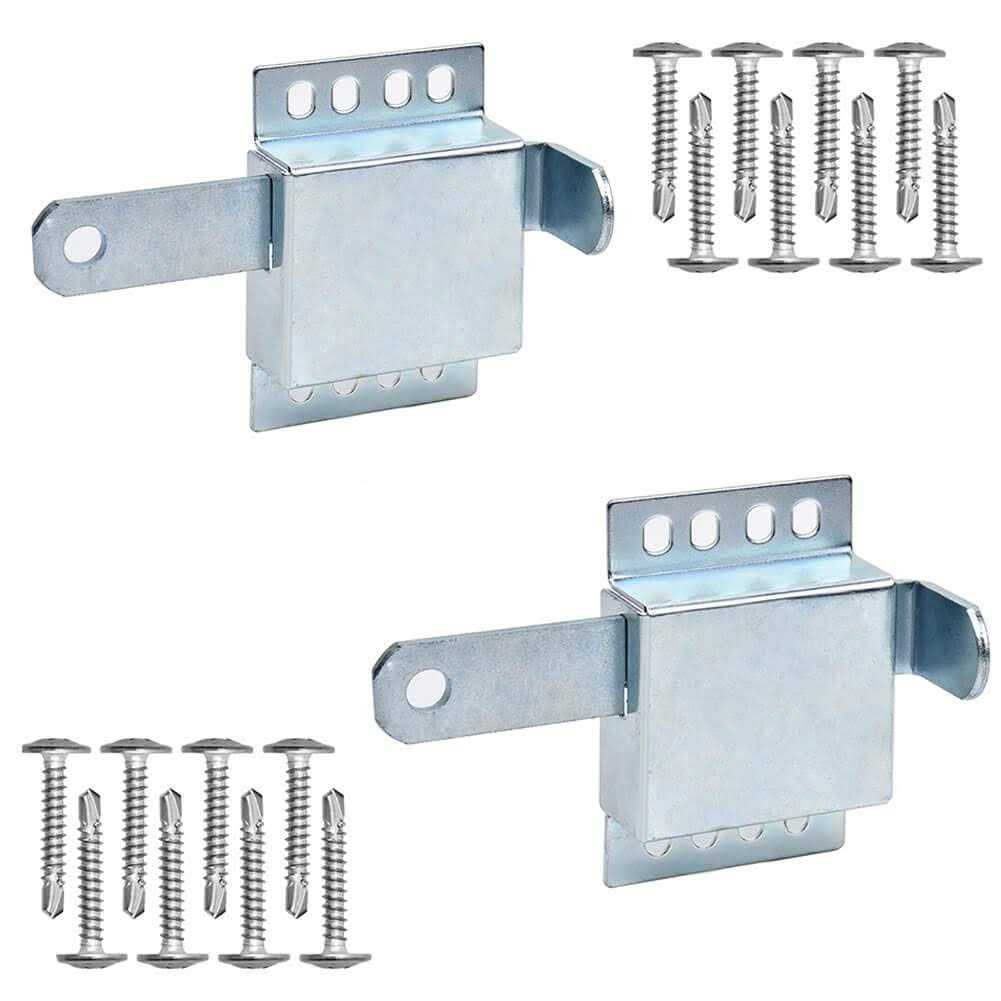 NIDAYE Heavy Duty Inside Deadlock Galvanized Steel Garage Door Side Lock/Housing Extra Security Lock for Most Garage Door - Zenithce