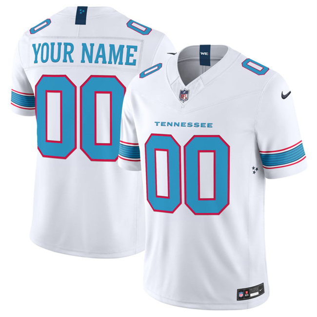 Tennessee Titans Custom White 2026 F.U.S.E. Vapor Limited Stitched Jersey - Zenithce