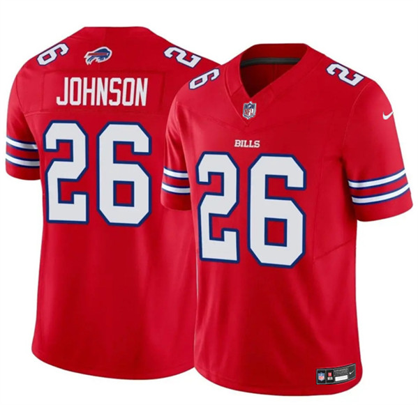 Buffalo Bills #26 Ty Johnson Red 2024 F.U.S.E. Vapor Untouchable Limited Stitched Jersey - Zenithce