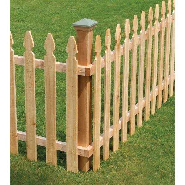 Outdoor Essentials 2 in. x 3 in. x 8 ft. Black Stained Pine Fence Panel Backer Rail - Zenithce