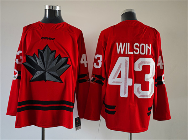 Canada #43 Tom Wilson Red Stitched Jersey - Zenithce