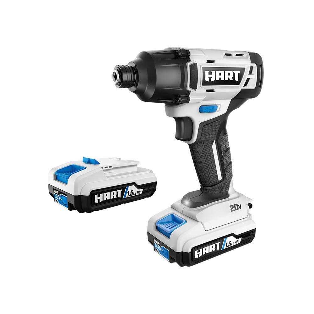 Hart 20-Volt Cordless Impact Driver Kit - Zenithce