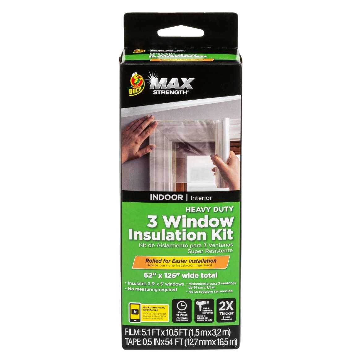 Duck Max Strength Rolled Window Insulation Kit - Zenithce