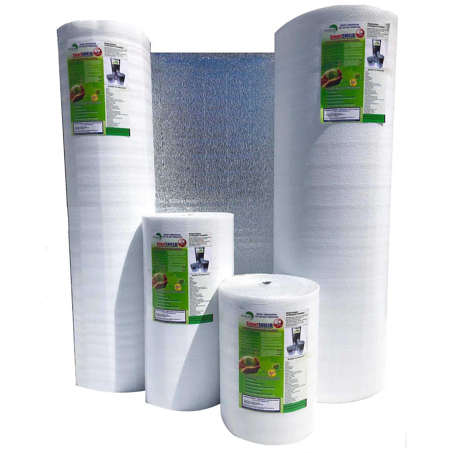 INSULATION MARKETPLACE Smartshield -5mm Reflective Foam Core Insulation roll, Cold and Heat Shield - Zenithce