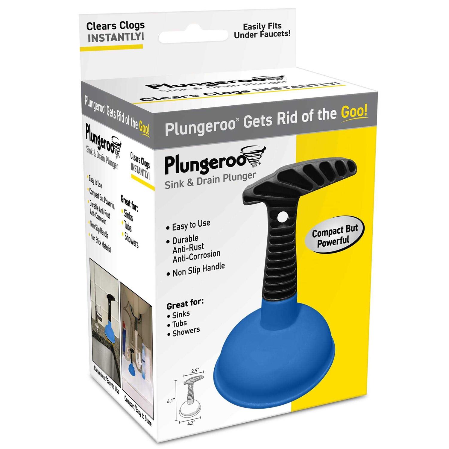 Plungeroo Sink & Drain Plunger - Zenithce