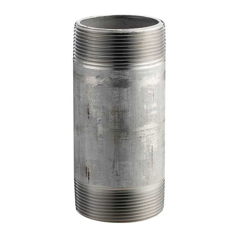 Merit Brass 304 Stainless Steel Pipe Nipple - Zenithce