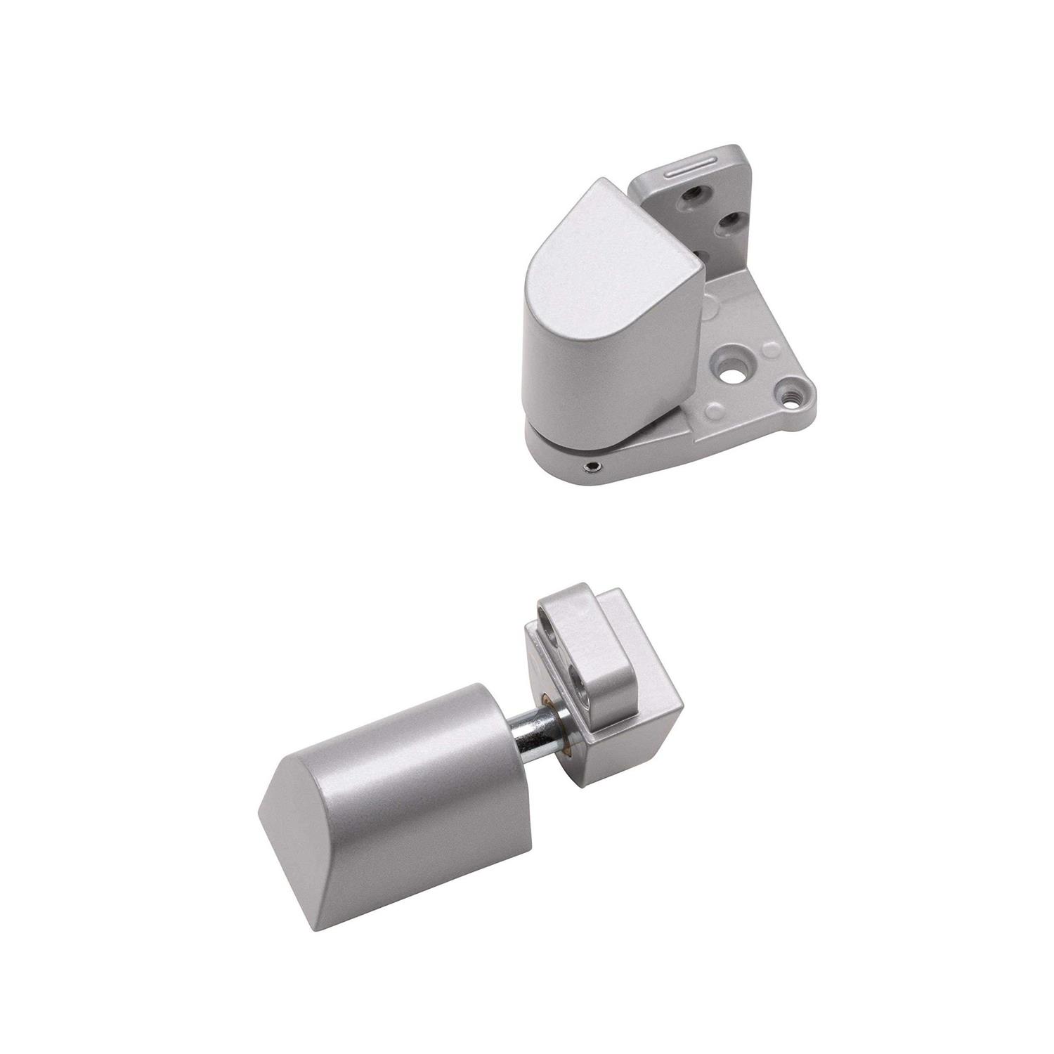 Global Door Controls 4 in. x 4 in. Satin Nickel Spring Hinge With 5/8in Radius CPS4040-5/8-US15-3 - Zenithce