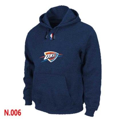 Mens Oklahoma City Thunder Dark blue Pullover Hoodie - Zenithce