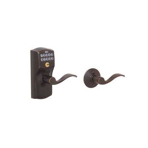 Schlage Keypad Entry with Auto-Lock Accent Lever - Zenithce