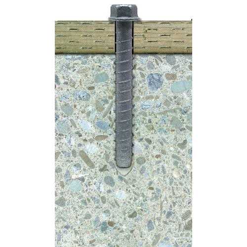 Simpson Strong-Tie THDB62100H 5/8 x 10in Titen HD Heavy-Duty Screw Anchor - Zenithce