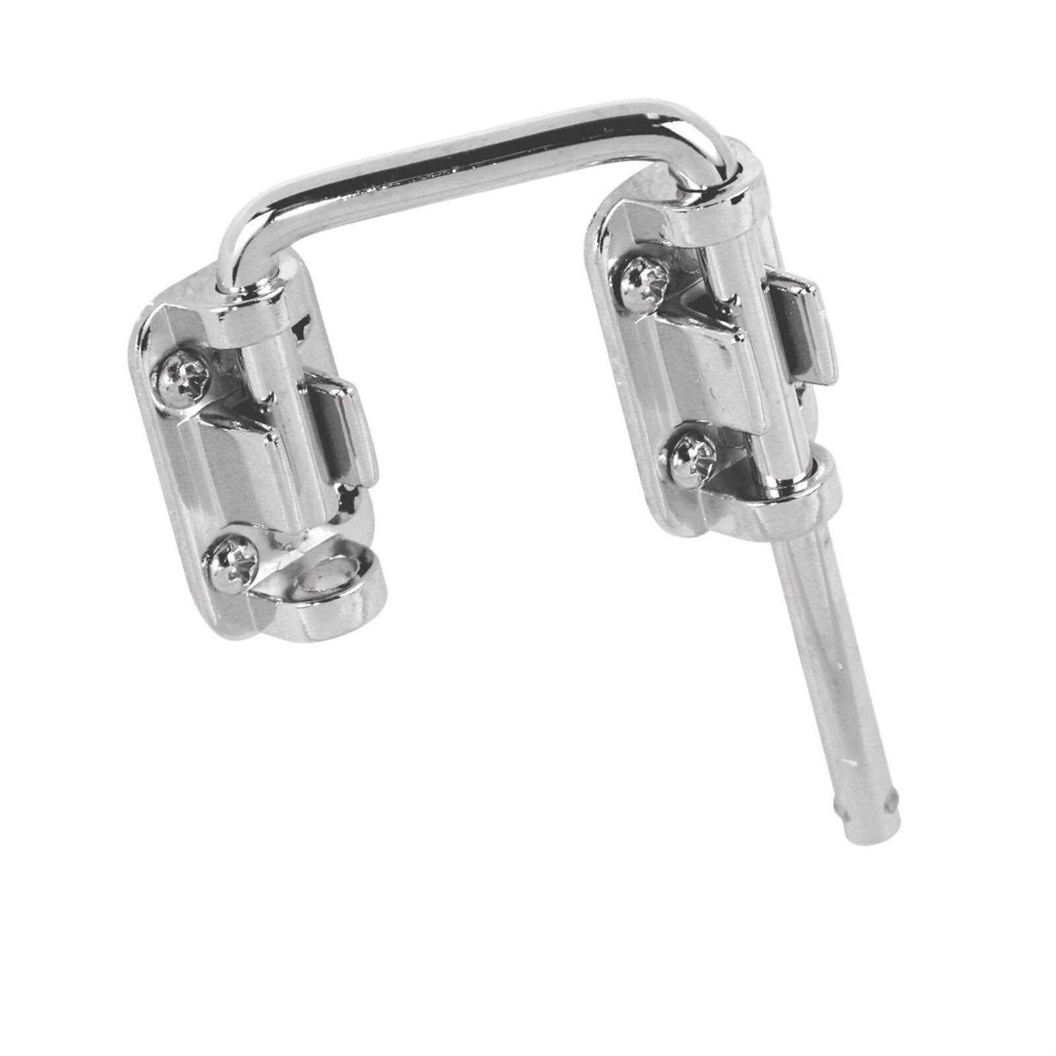 Defender Security Satin Nickel Keyed Chain Door Guard U 11093 - Zenithce
