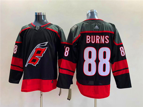 Carolina Hurricanes #88 Brent Burns Black Stitched Jersey - Zenithce