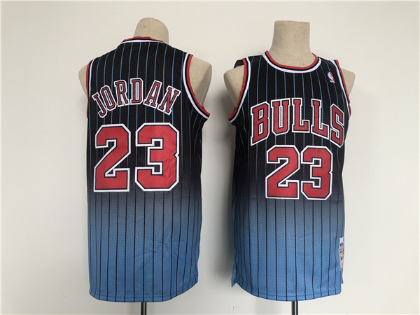 Chicago Bulls #23 Michael Jordan Balck Throwback Stitched Jersey - Zenithce