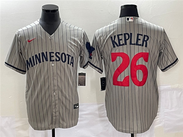 Minnesota Twins #26 Max Kepler Gray Cool Base Stitched Jersey - Zenithce