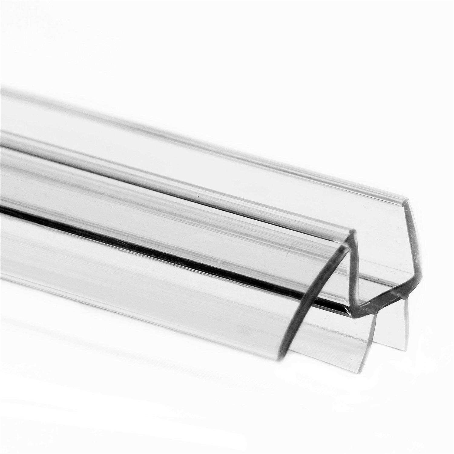 Eatelle Frameless Shower Door Bottom Seal with Drip Rail - Zenithce
