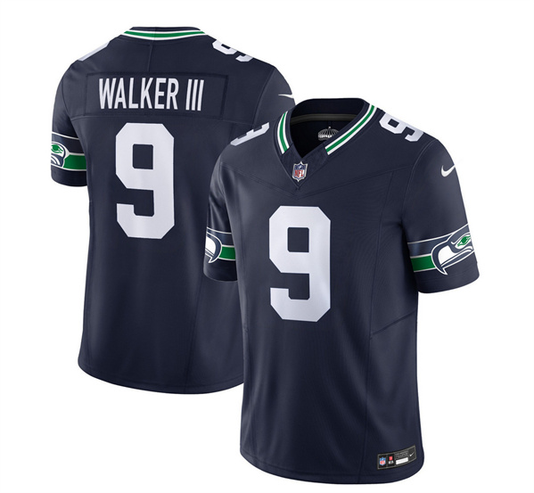 Seattle Seahawks #9 Kenneth Walker III 2023 F.U.S.E. Navy Limited Stitched Jersey - Zenithce