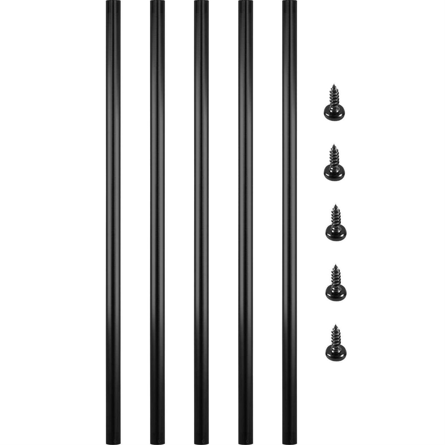 VEVOR Deck Balusters Metal Deck Spindles 0.75 Staircase Baluster - Zenithce