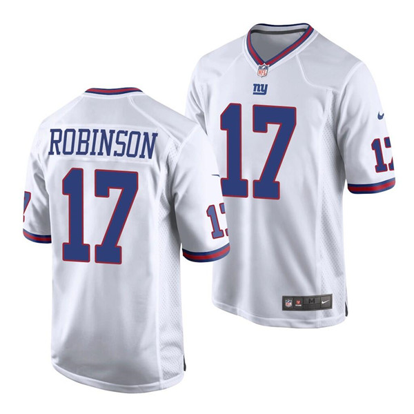 New York Giants #17 Wan'Dale Robinson White Color Rush Limited Stitched Jersey - Zenithce