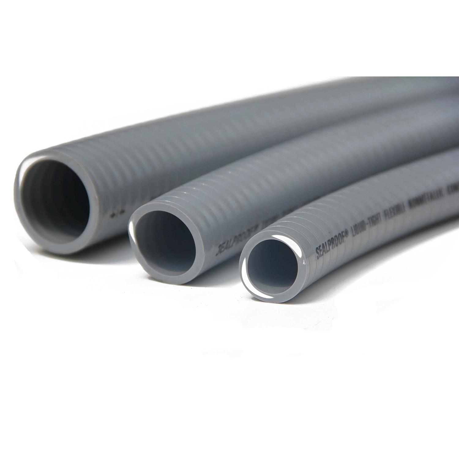 Sealproof 1/2-inch Flexible Liquid-Tight Electrical Conduit Type B - Zenithce