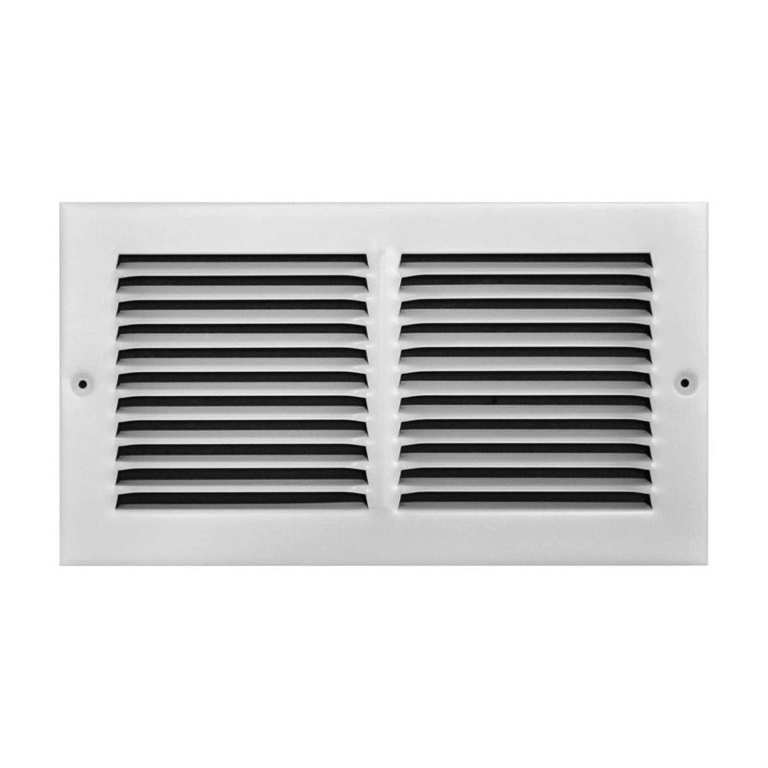 Tru Aire 12 in. H X 1-Way Powder Coat White Steel Return Air Grille - Zenithce