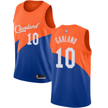 Cavaliers #10 Darius Garland Blue Swingman City Edition 2018-19 Jersey - Zenithce