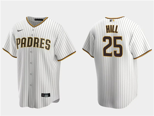 San Diego Padres #25 Tim Hill White Cool Base Stitched Jersey - Zenithce