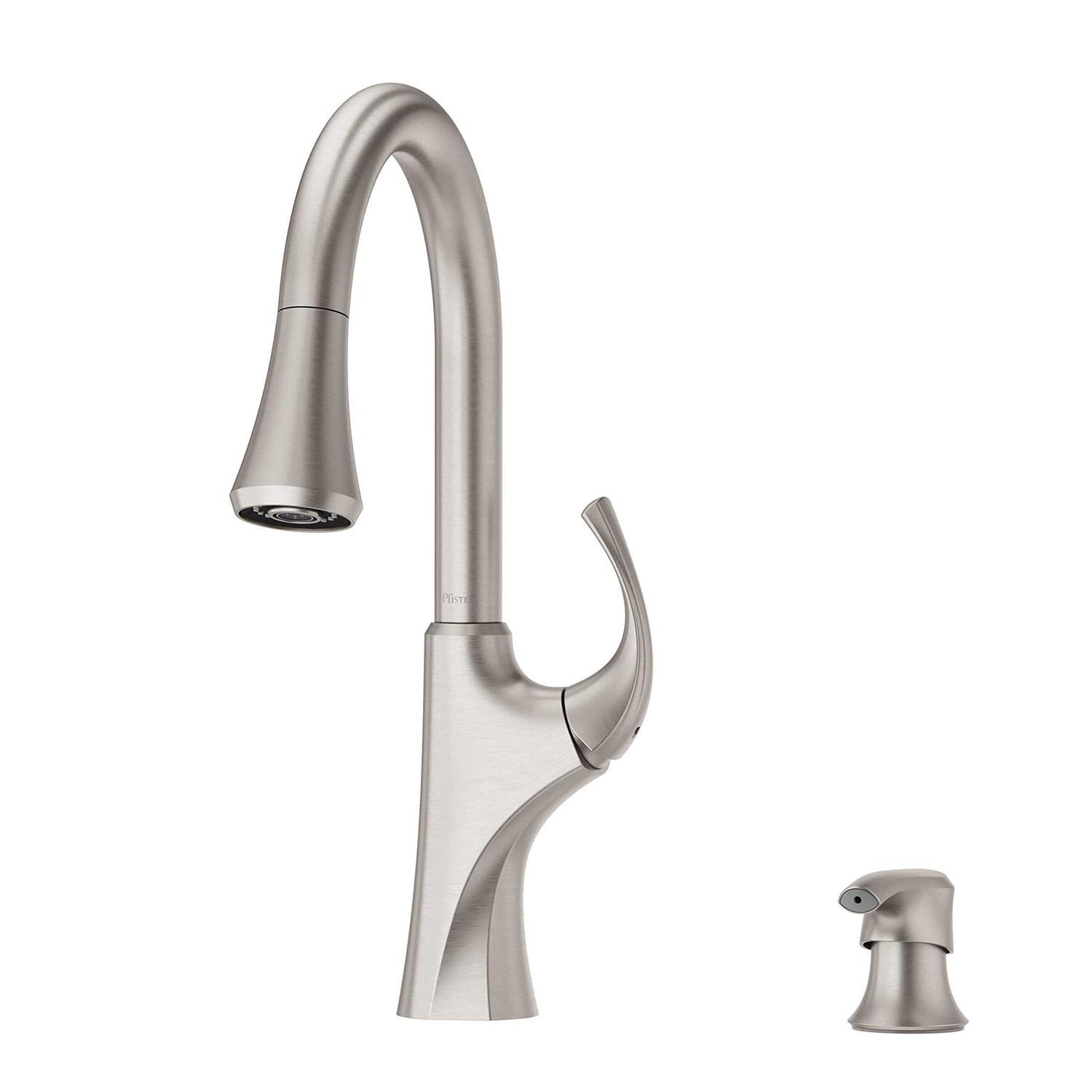 Pfister Courant Two Handle Bridge Kitchen Faucet with Side Spray - Zenithce