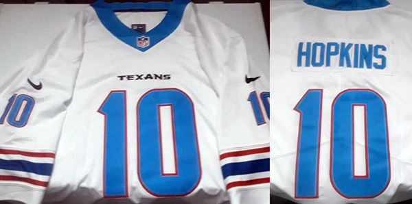 Houston Texans #10 DeAndre Hopkins White Limited Stitched Jersey - Zenithce