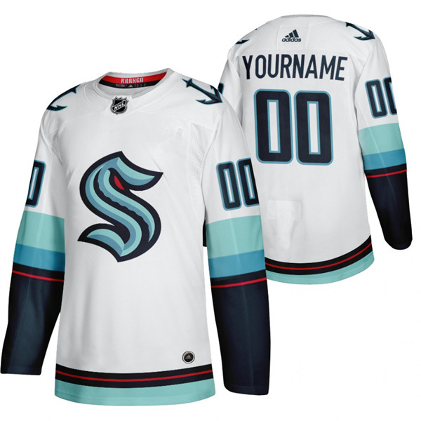 Seattle Kraken Custom White NHL Stitched Jersey - Zenithce